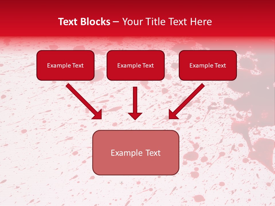 Black Drip Ink PowerPoint Template
