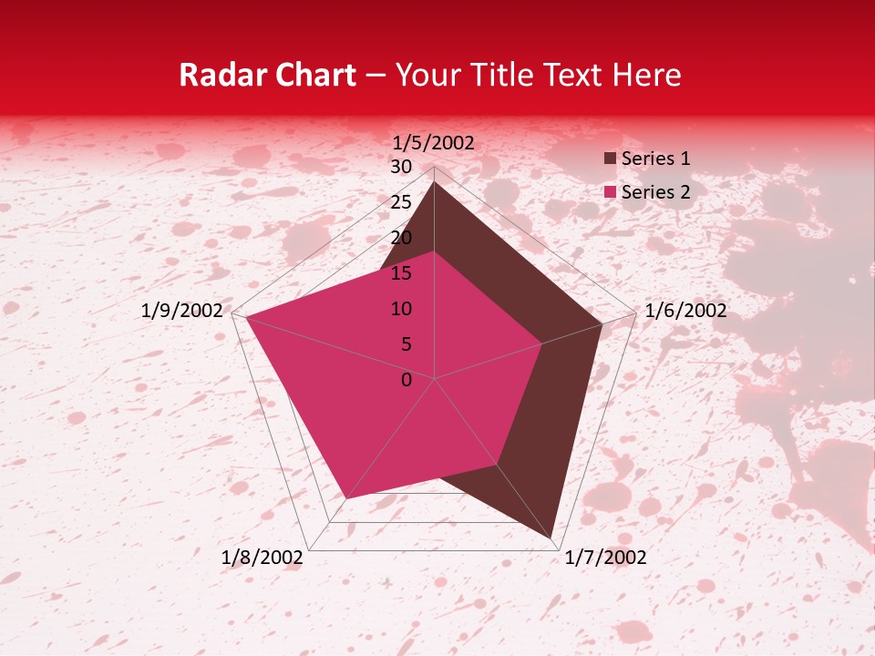 Black Drip Ink PowerPoint Template