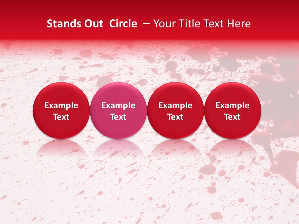 Black Drip Ink PowerPoint Template