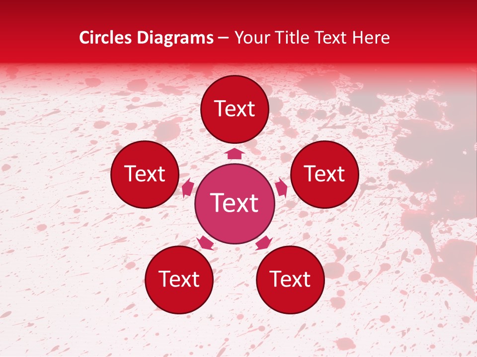 Black Drip Ink PowerPoint Template