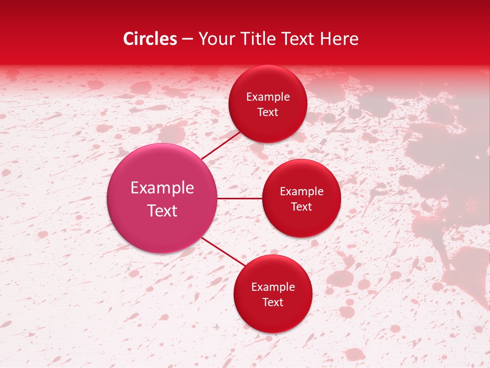 Black Drip Ink PowerPoint Template