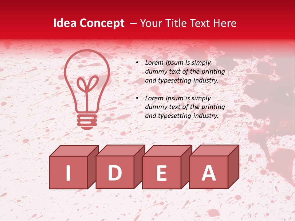 Black Drip Ink PowerPoint Template