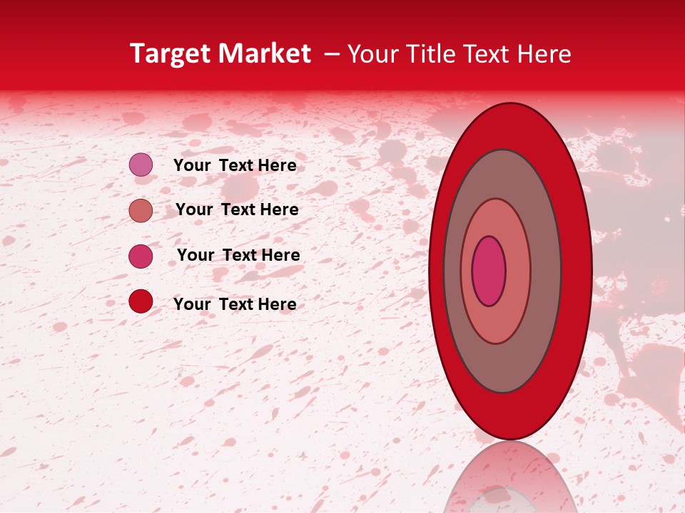 Black Drip Ink PowerPoint Template