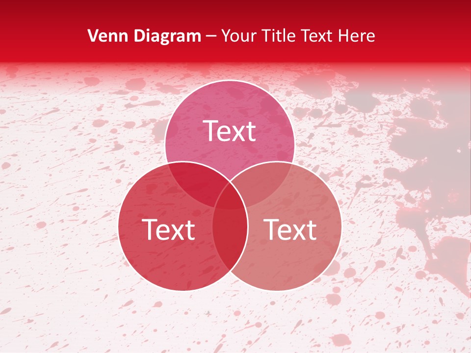 Black Drip Ink PowerPoint Template