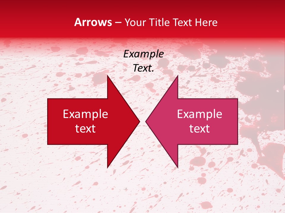 Black Drip Ink PowerPoint Template