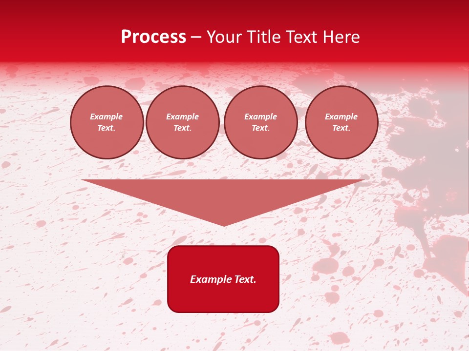 Black Drip Ink PowerPoint Template