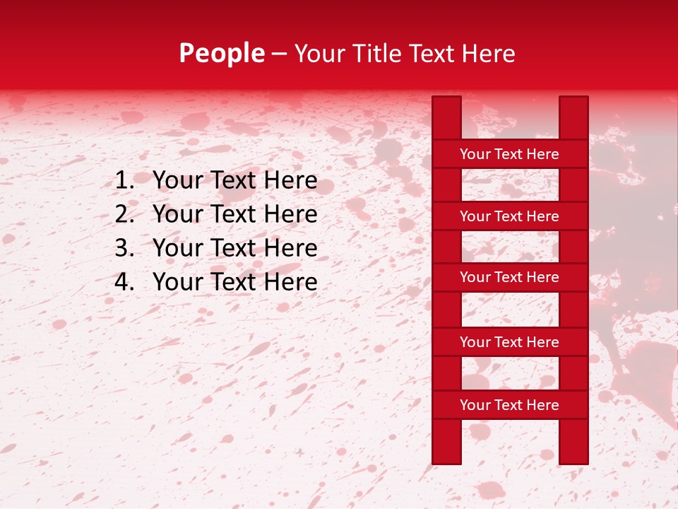 Black Drip Ink PowerPoint Template