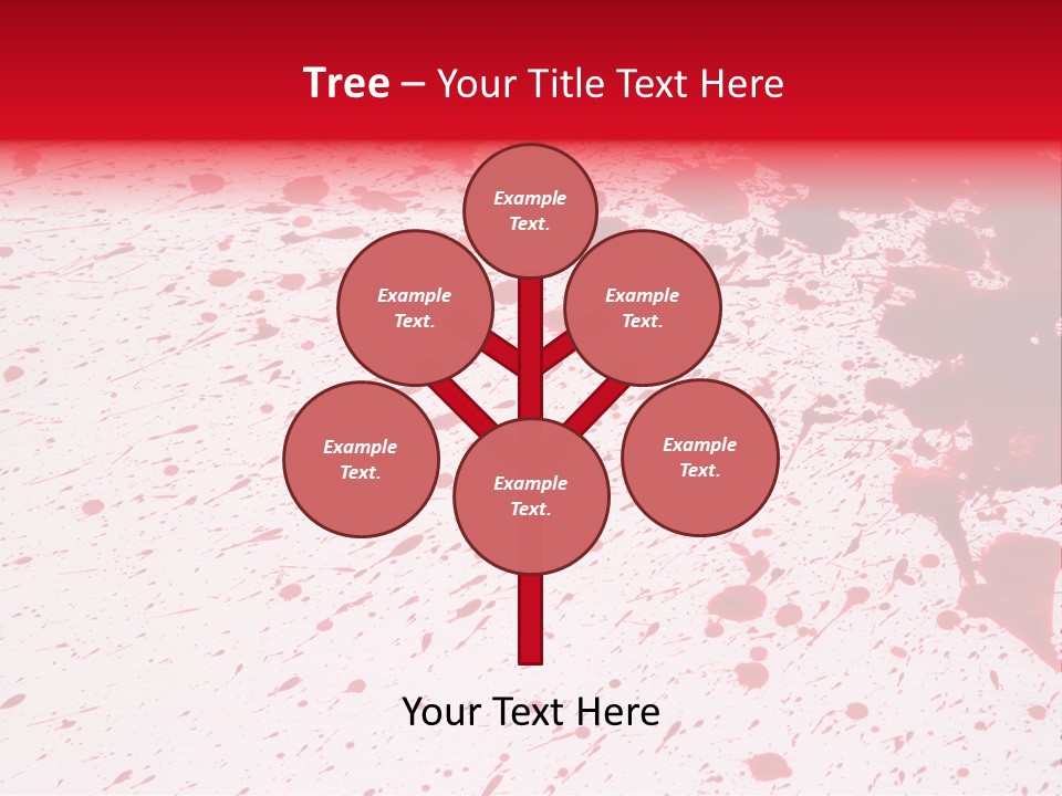 Black Drip Ink PowerPoint Template