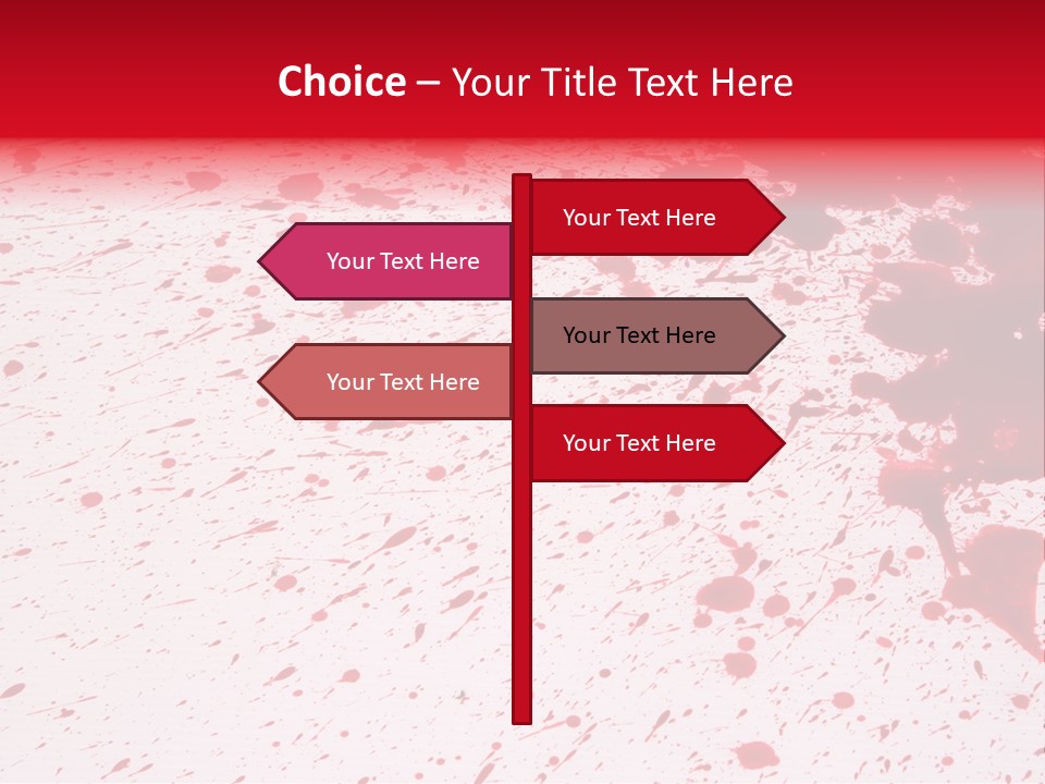 Black Drip Ink PowerPoint Template