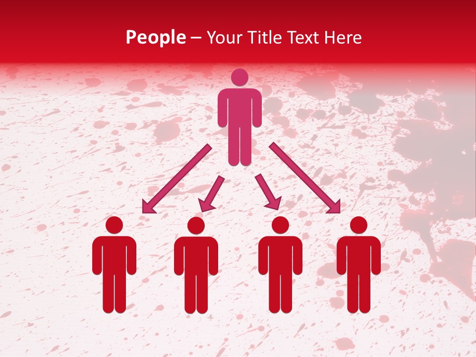 Black Drip Ink PowerPoint Template