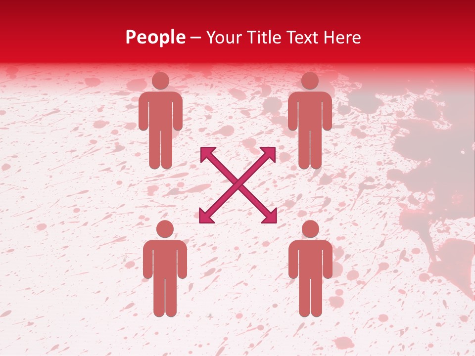 Black Drip Ink PowerPoint Template