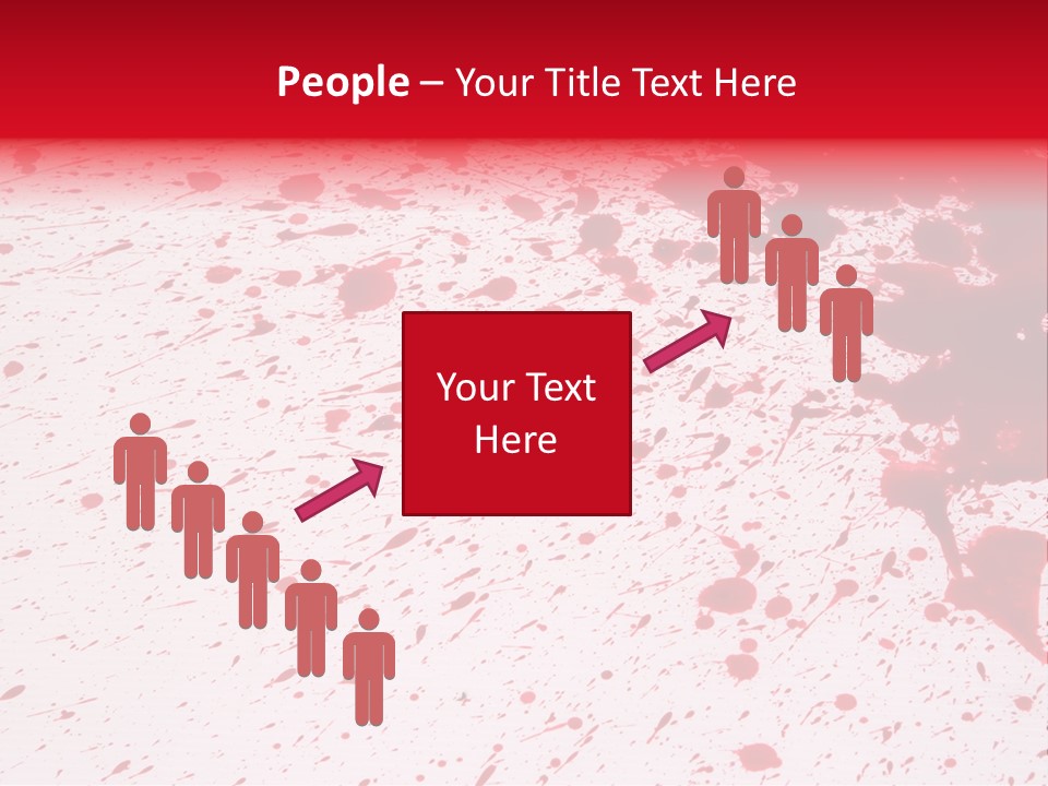 Black Drip Ink PowerPoint Template