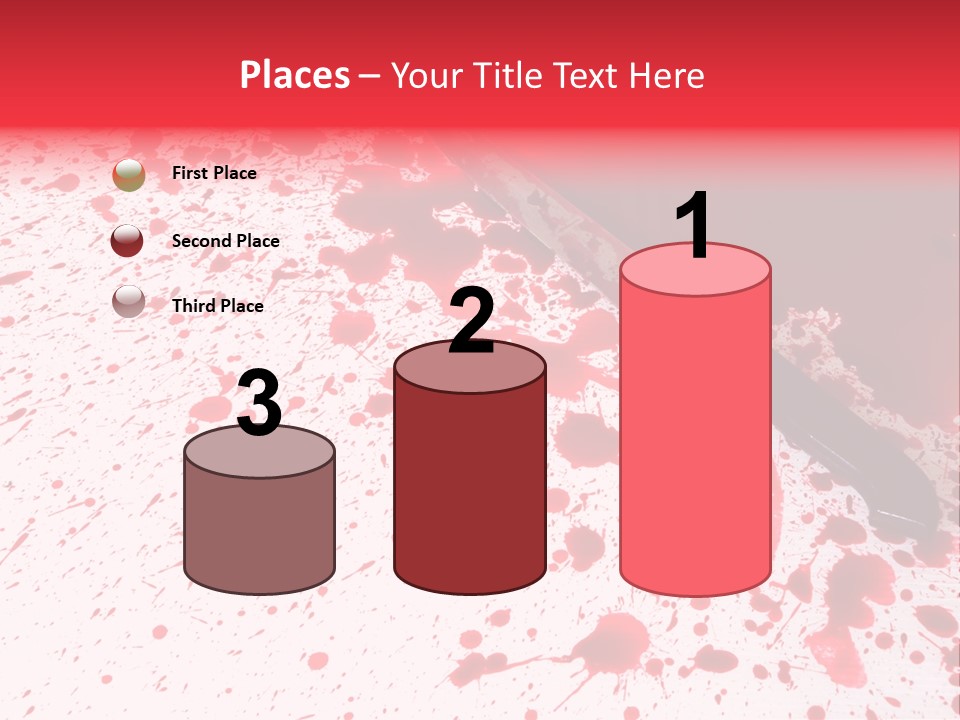 Psycho Blade Kill PowerPoint Template