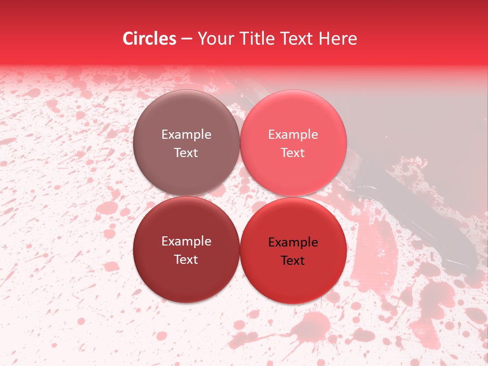 Psycho Blade Kill PowerPoint Template