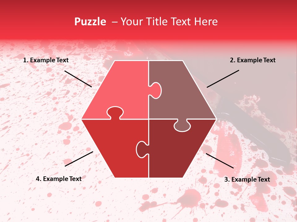 Psycho Blade Kill PowerPoint Template