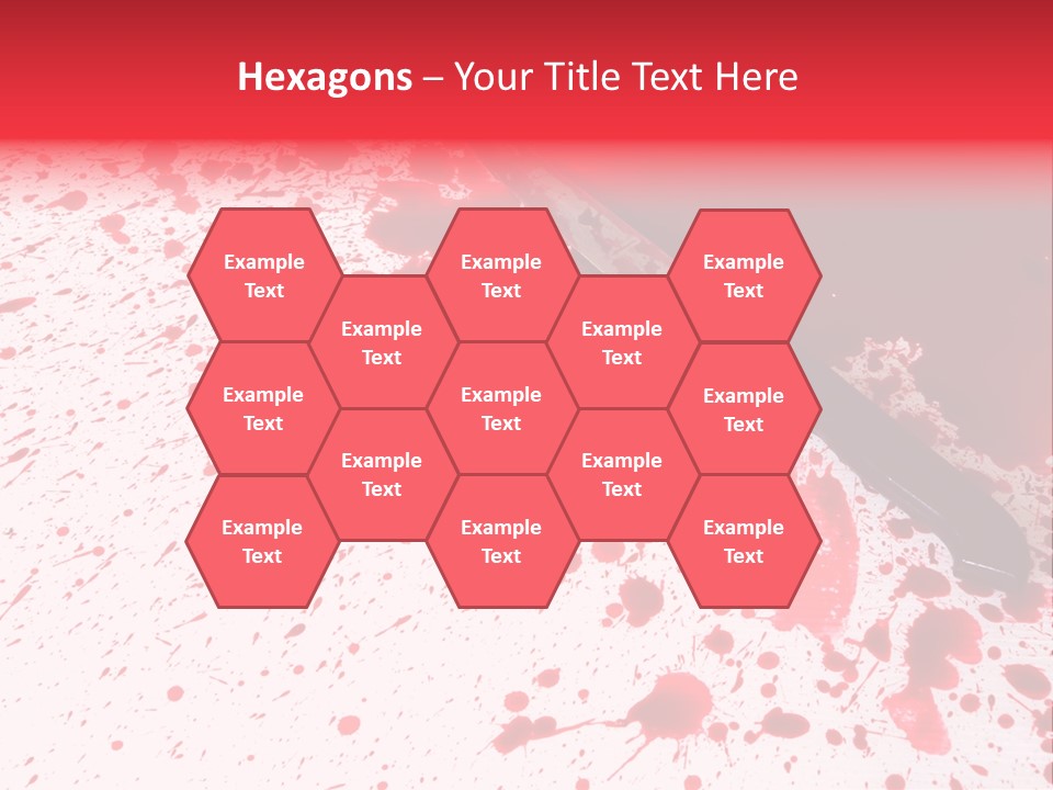 Psycho Blade Kill PowerPoint Template