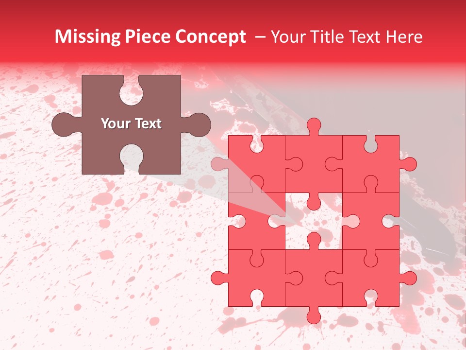 Psycho Blade Kill PowerPoint Template