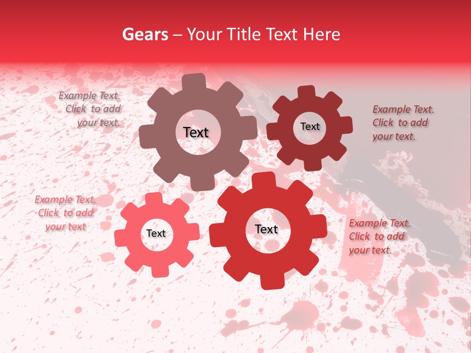 Psycho Blade Kill PowerPoint Template