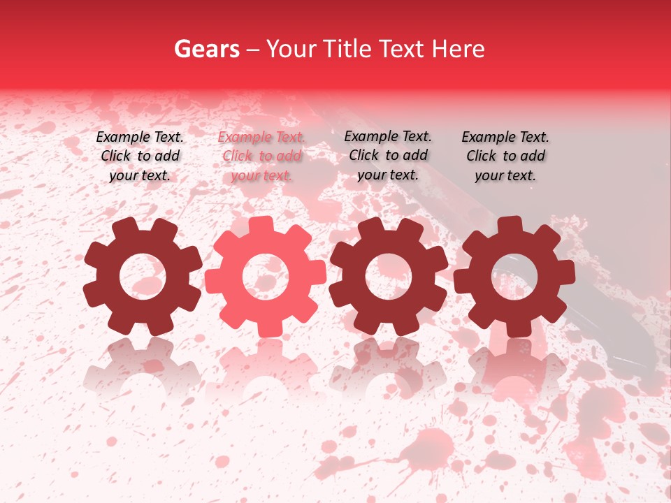 Psycho Blade Kill PowerPoint Template