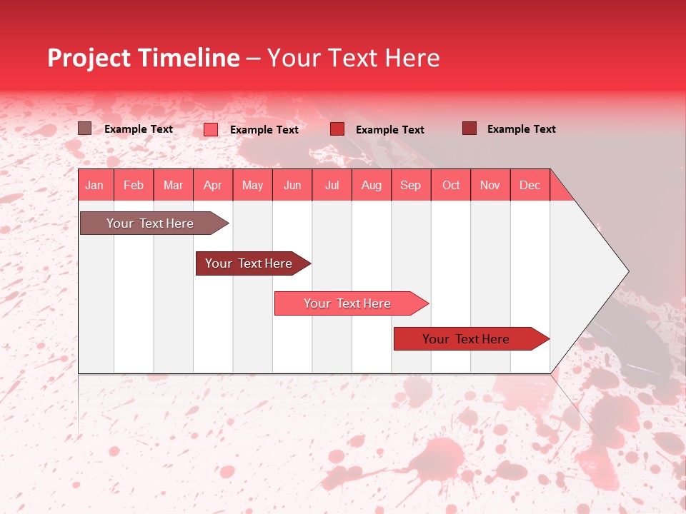 Psycho Blade Kill PowerPoint Template