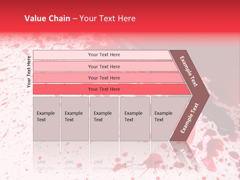 Psycho Blade Kill PowerPoint Template