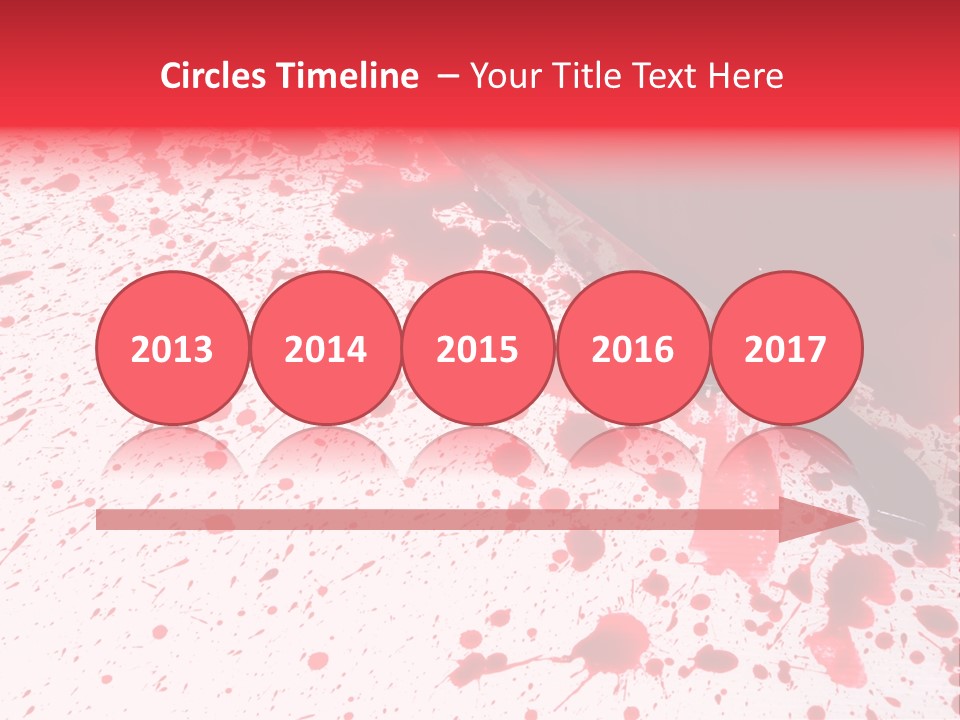 Psycho Blade Kill PowerPoint Template