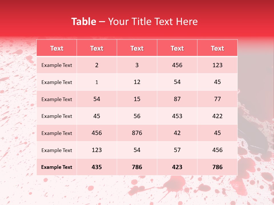 Psycho Blade Kill PowerPoint Template