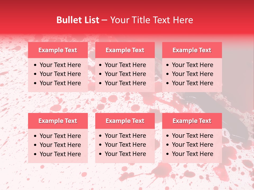 Psycho Blade Kill PowerPoint Template