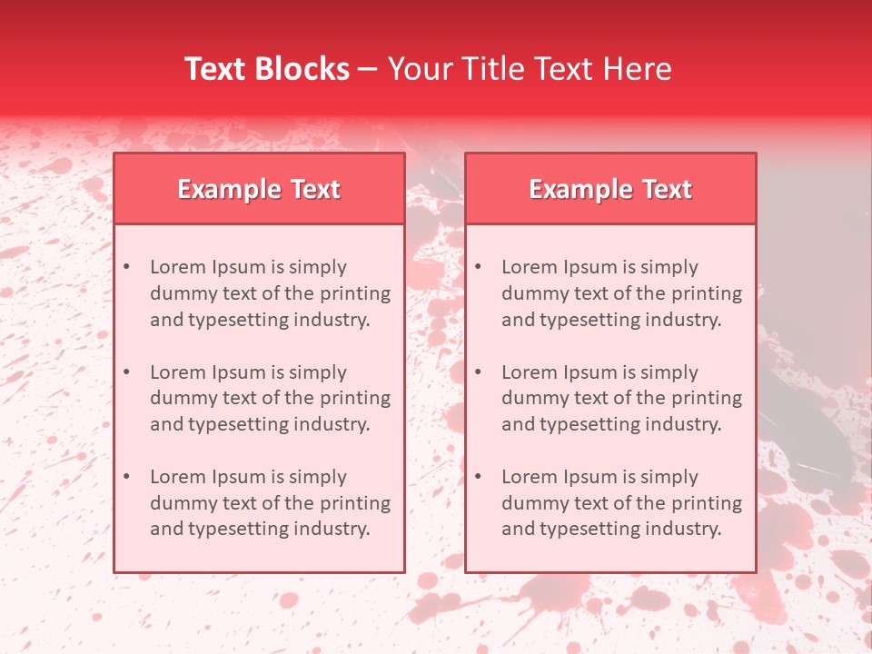 Psycho Blade Kill PowerPoint Template