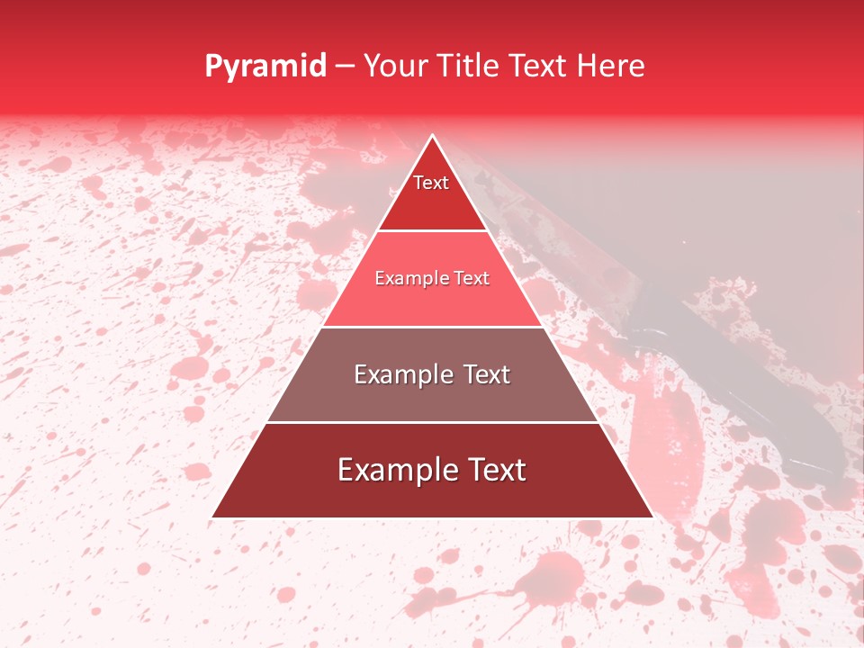 Psycho Blade Kill PowerPoint Template