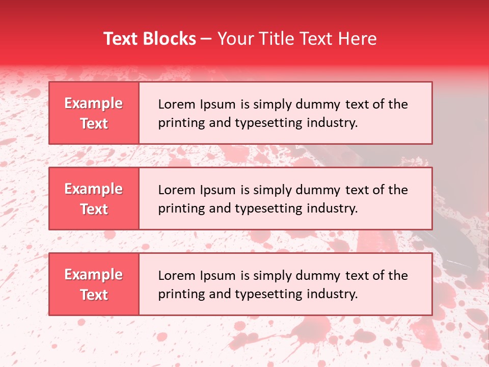 Psycho Blade Kill PowerPoint Template