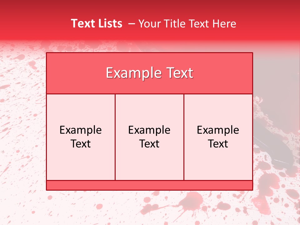 Psycho Blade Kill PowerPoint Template