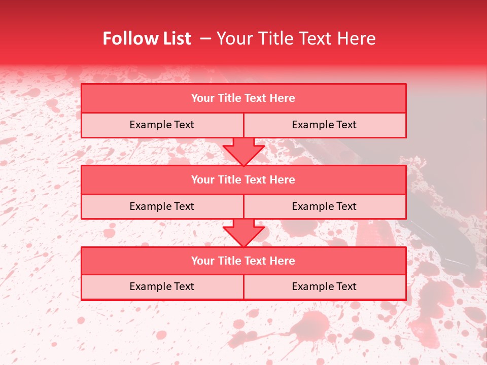 Psycho Blade Kill PowerPoint Template