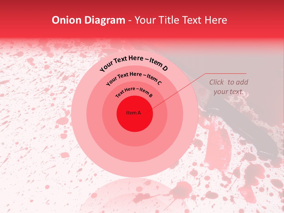 Psycho Blade Kill PowerPoint Template