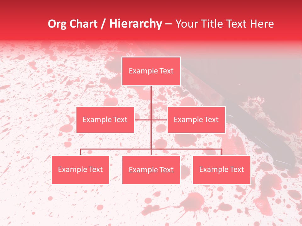 Psycho Blade Kill PowerPoint Template