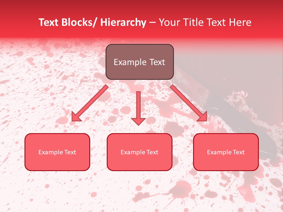 Psycho Blade Kill PowerPoint Template