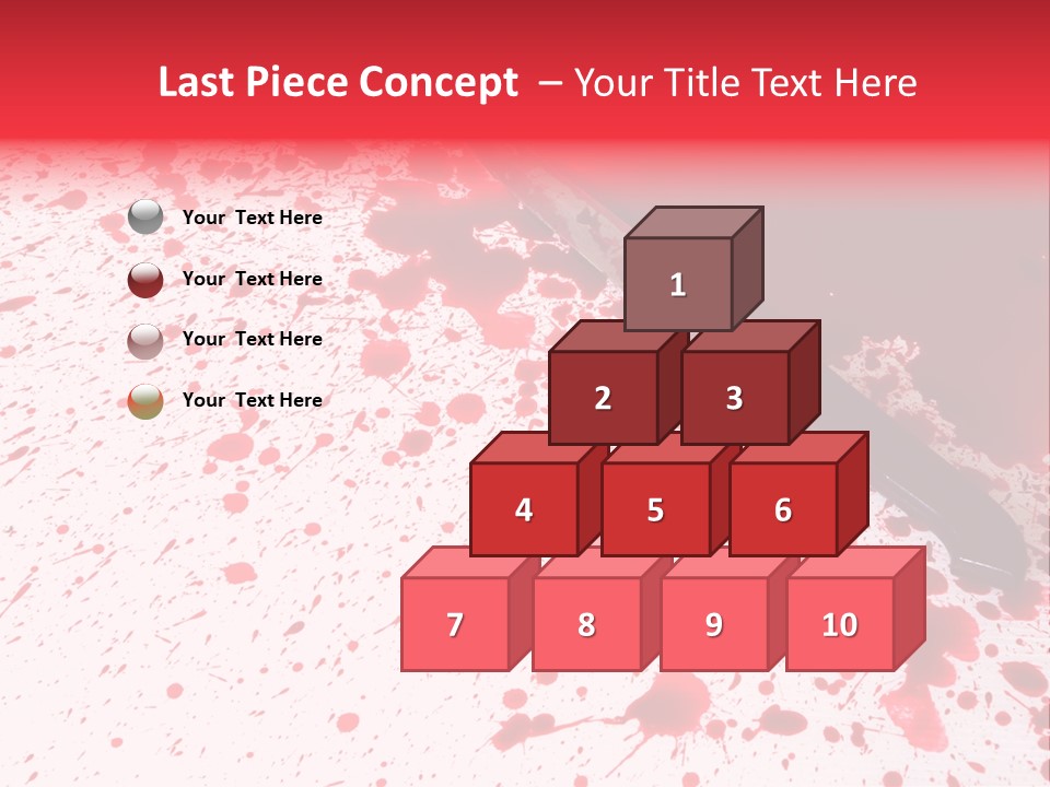 Psycho Blade Kill PowerPoint Template