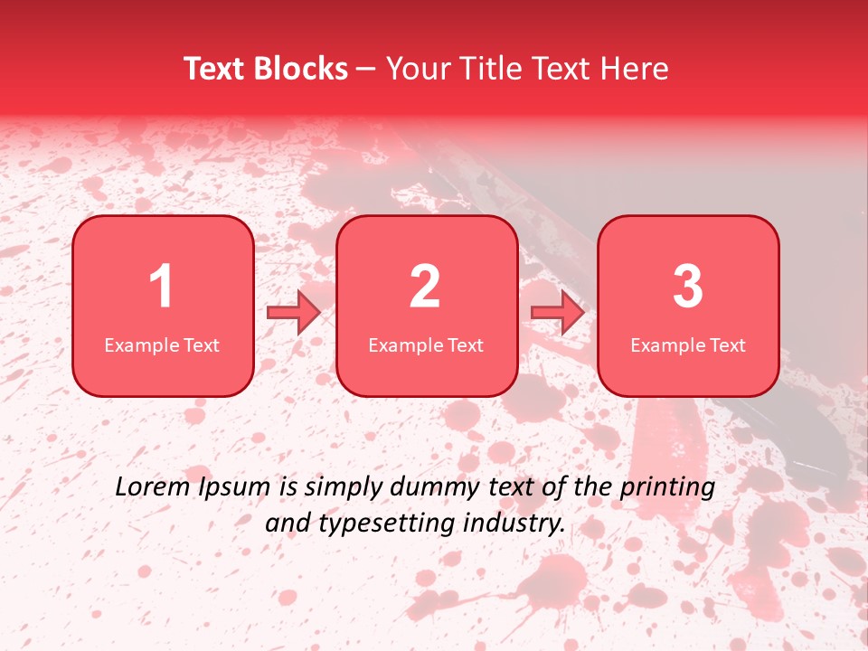 Psycho Blade Kill PowerPoint Template
