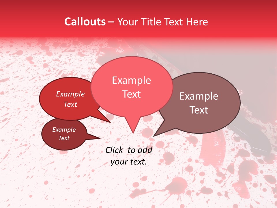 Psycho Blade Kill PowerPoint Template