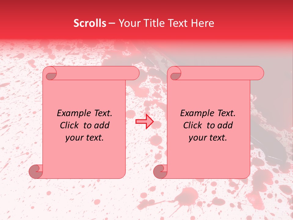 Psycho Blade Kill PowerPoint Template