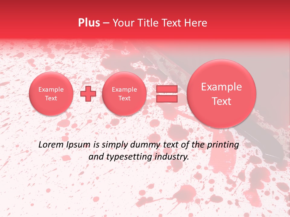 Psycho Blade Kill PowerPoint Template