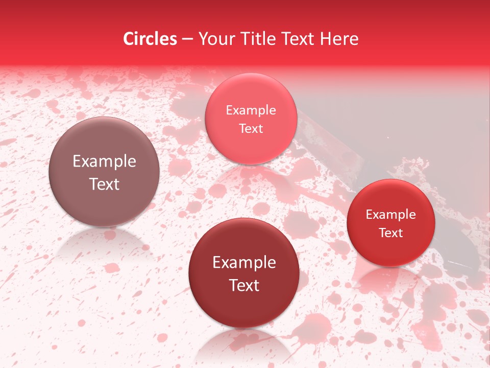 Psycho Blade Kill PowerPoint Template