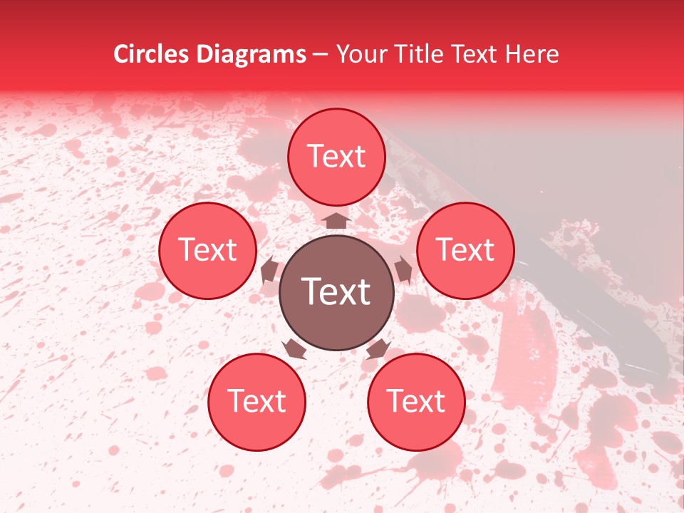 Psycho Blade Kill PowerPoint Template