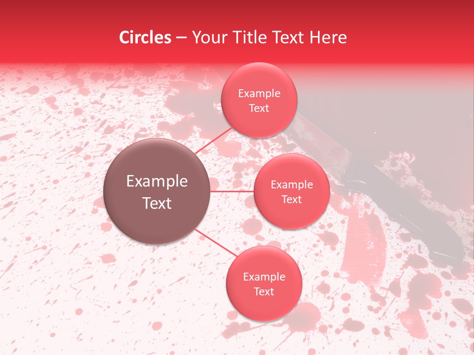 Psycho Blade Kill PowerPoint Template