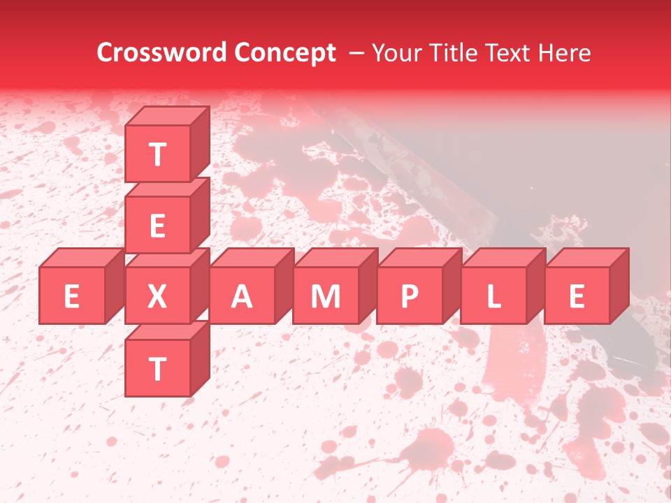 Psycho Blade Kill PowerPoint Template