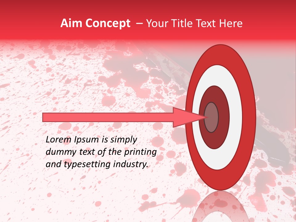 Psycho Blade Kill PowerPoint Template