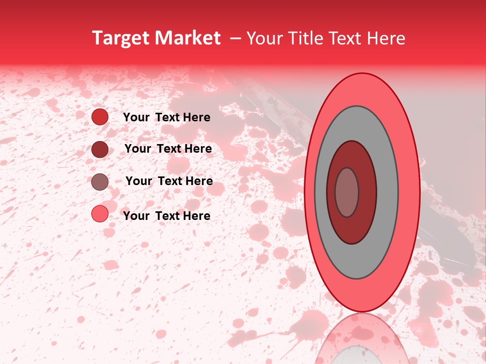 Psycho Blade Kill PowerPoint Template