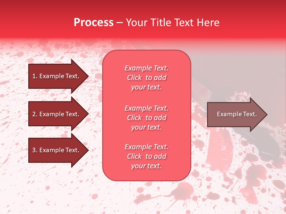 Psycho Blade Kill PowerPoint Template