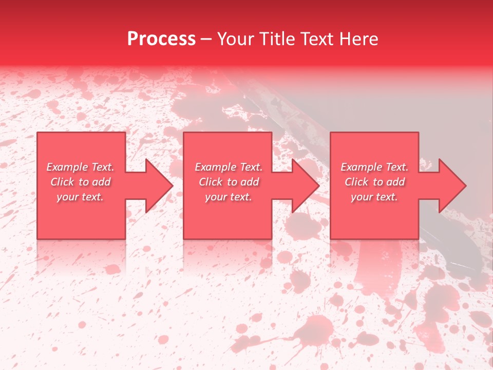 Psycho Blade Kill PowerPoint Template