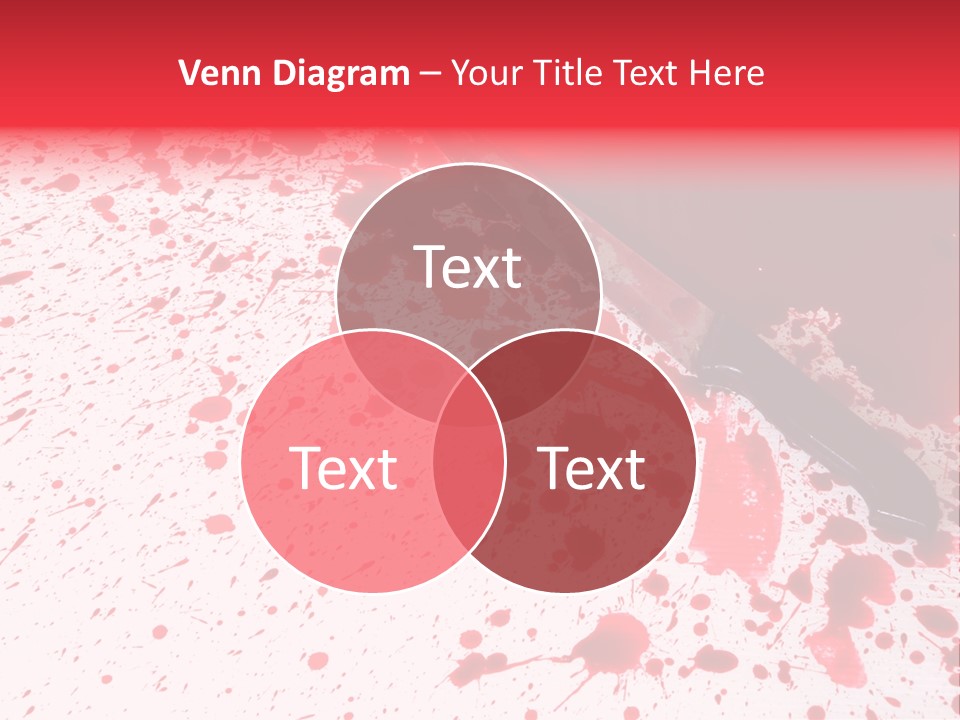 Psycho Blade Kill PowerPoint Template